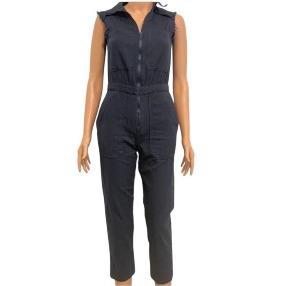 Rivet.Utility XS Boss Patch pocket sleeveless utility jumpsuit P 3122